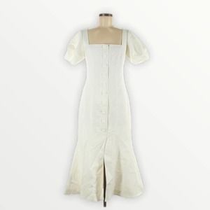 C/MEO COLLECTIVE Knowing You Midi Dress, Ivory